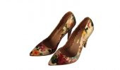 Çiçek Desenli  Stiletto - 6