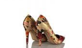 Çiçek Desenli  Stiletto - 7