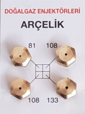 100 takım 9 luk Doğalgaz Ocak Memesi - 1