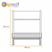 Daire Çatılı Piknik Masası Kamelya - 8