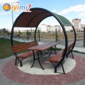 Daire Çatılı Piknik Masası Kamelya - 4