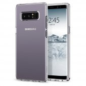 Spigen Samsung Note 8 Kılıf Liquid Crystal Koruyucu Arka Kapak Şeffaf - 1