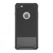 Baseus Shield Siyah iPhone 7 - 8 Kılıf Arka Koruyucu Kapak - 1