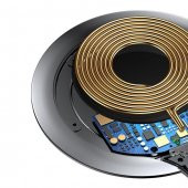 Baseus Metal iPhone Wireless Hızlı Siyah Şarj Cihazı 7.5w - 3