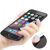 Baseus Plaid iPhone 7 Plus - 8 Plus Siyah Şarjlı Kılıf Arka Koruy - 3