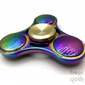 Sınırlı Üretim Metal Stres Çarkı 7 dk Döner Hand Spinner Tek Rulm - 6