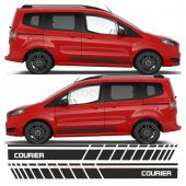 Ford Courier Yan Şerit Oto Sticker - 4