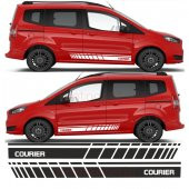 Ford Courier Yan Şerit Oto Sticker - 5