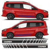 Ford Courier Yan Şerit Oto Sticker - 3