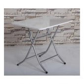 Teknor Ahşap Katlanabilir Beyaz 60x90 Katlanır Masa - 1