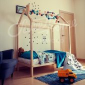 Markaawm Montessori Çocuk Yatak Doğal Çam 90X190 Karyola Elif - 7