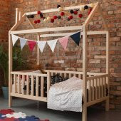 Markaawm Montessori Çocuk Yatak 90X190 Karyola Bebek Beşik Sinem - 1