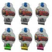 6 Adet Cars (Arabalar) Parti Düdüğü (Kaynana Dili) - 1