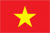 Vietnam 15x22,5 Masa Bayrağı (Direksiz) - 1