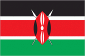Kenya 15x22,5 Masa Bayrağı (Direksiz) - 1