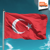 Türk bayrağı 600x900 cm Mesh Raşel Kumaş - 2