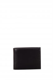 Derkon 00012 Erkek Hakiki Deri Cüzdan Siyah - 1