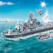 Banbao 858 Parça Savaş Gemisi Lego Seti 8413 - 1