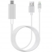 Apple iPhone iPad iPod HDMI TV Görüntü Aktarma Kablosu Lightning - 2