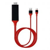 Apple iPhone iPad iPod HDMI TV Görüntü Aktarma Kablosu Lightning - 4