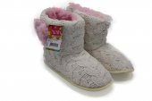 TWİGY NN0101 TW GRACE BEYAZ KADIN KIŞLIK PELUŞ EV BOTU - 1