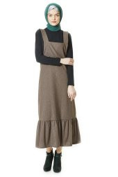 Mood Elite Jile Elbise-Kahverengi MR2930-68 - 3