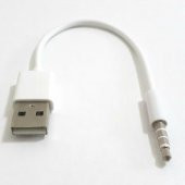 Aux to Usb 2.0 M/M Erkek Çevirici Kablo 3.5 mm Jack Stereo Oto - 3