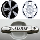 Toyota Auris Kapı Kolu Jant Sticker (10 Adet) - 1
