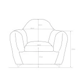 1-6 Yaş Çocuk Koltuğu Çocuğunuza Özel Mini Koltuk İsimsiz Mavi - 2
