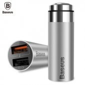Baseus CarQ serisi Hızlı Şarj 3,0 çift USB Şarj Gök Gri - 1