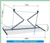 Çamaşırlık Asansörlü (EL VİNÇLİ) 45 kg - 3