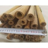 Bambu Cubuk 300 cm 15-25 mm 5 Adet Bambu Bitki Destek Çubuğu Dekoratif Bambu Çubuk - 4