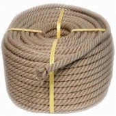 Jut Halat 10 MM 50 M Dekoratif Jüt Halat  Halat İp Jüt Kendir İpi Hasır İp Jüt İp Doğal Halat İp - 2