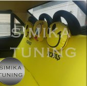 AY YILDIZ Kırmızı Penye Kılıf Ön Arka Koltuk 2 Adet Emoji Yastık - 3