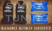 OPEL SİYAH Ön ve Arka Kılıf + Yastık BAMBU KOKU HEDİYE - 1