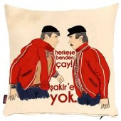 NOSTALJİ YEŞİLÇAM TÜRK FİLMİ KARAKTERLİ POPART İÇİ DOLU YASTIK - 6