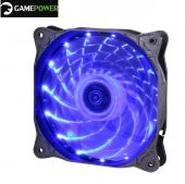 Gamepower GF-12B  12CM 120mm Mavi Blue LED Kasa Fanı Performans Serisi Sessiz Işıklı Fan - 2