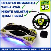 Ben 10 BMW Büyük Oyuncak Uzaktan Kumandalı Taklacı Akrobat Araba - 1