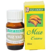 Ege Lokman Muz Esansı 20 cc Saf Muz Yağı Doğal Cam Şişe - 9