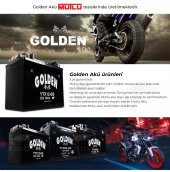 Mutlu -Golden 12 Volt / 8 Ah (Amper) Motosiklet Akü - 2