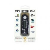 Powerway PW-01 4 GB Ekranlı Ses Kayıt Pilli Mp3 Çalar + Kulaklık - 1