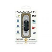 Powerway PW-01 4 GB Ekranlı Ses Kayıt Pilli Mp3 Çalar + Kulaklık - 2