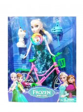 frozen karlar kraliçesi elsa anna bebek ve olfa bisiklet sesli - 2