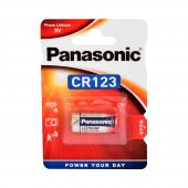 Panasonic CR123A Lithium Pil - Tekli Blister - 1