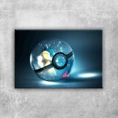 Pokemon Karakterleri 9 Kanvas Tablo - 1