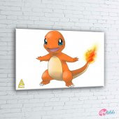 Charmander 8 Pokemon Karakterleri Kanvas Tablo - 2