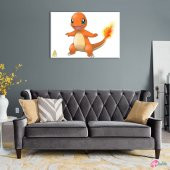 Charmander 8 Pokemon Karakterleri Kanvas Tablo - 3