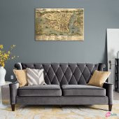 1573 Istanbul Turkiye Eskitme Haritasi HD Dunya Haritalari Tablo - 3