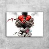 Street Fighter 1 Boks Spor Kanvas Tablo - 1