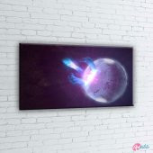 Mavi Nebula Bulutlar Dünya & Uzay Kanvas Tablo - Art Tablo - 2